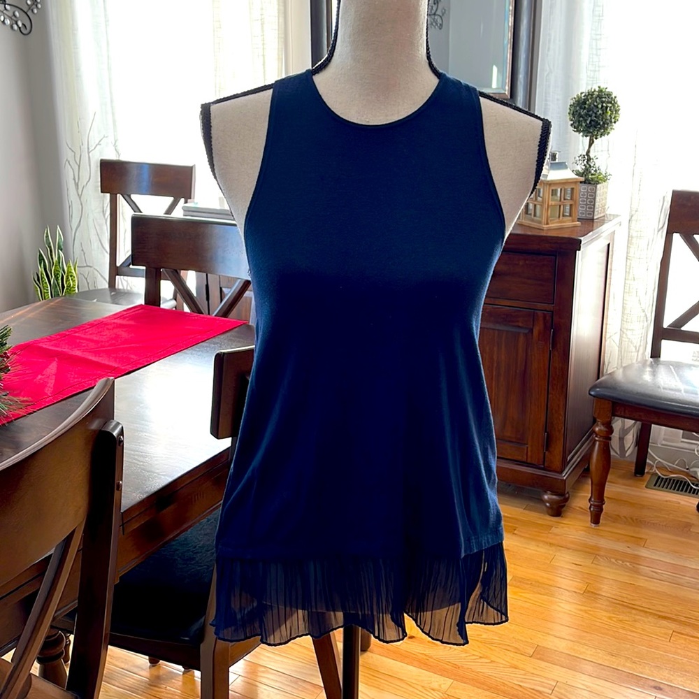 Hollister Razorback Navy Blue Tank Top, Sz X-Small